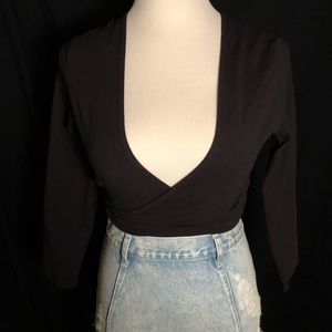 Ballerina wrap top from American Apparel